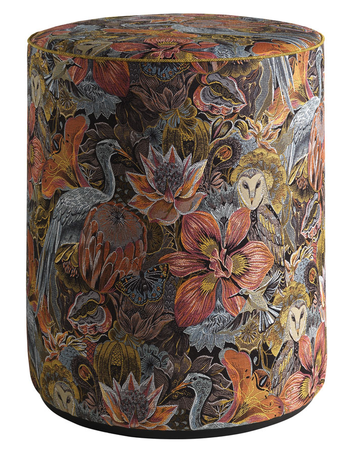 Hocker by Olaf Hajek - South African Flora Pouf - 43x54