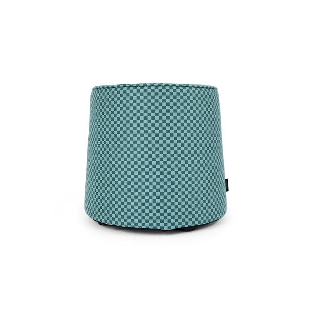 Hocker by Olaf Hajek - New Basket Pouf - Teal - 44x40