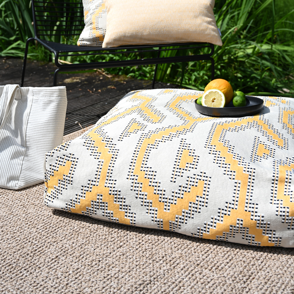 Überzug - Bodenkissen Outdoor - Mäander Floor Cushion - 70x70 Überzug - Bodenkissen Outdoor - Mäander Floor Cushion - 70x70