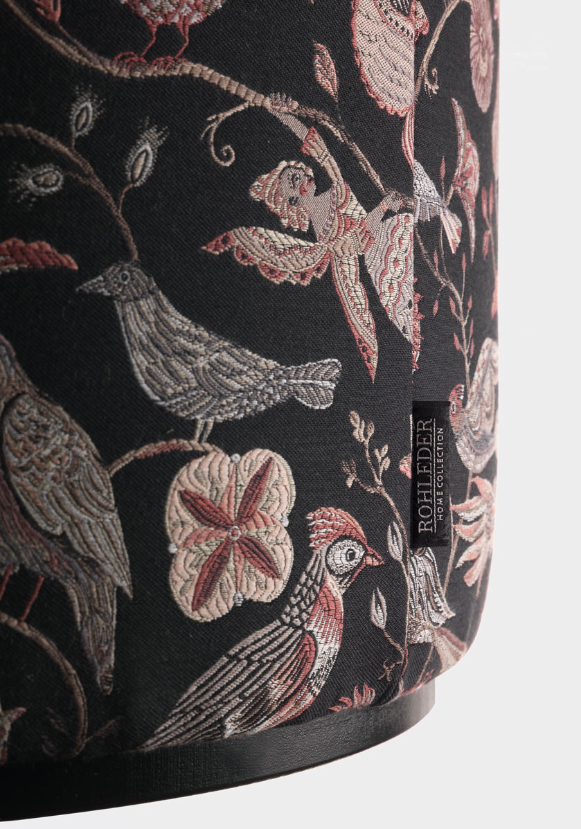 Hocker by Olaf Hajek - Delightful Garden Pouf - Full Moon - 43x54 Hocker by Olaf Hajek - Delightful Garden Pouf - Full Moon - 43x54