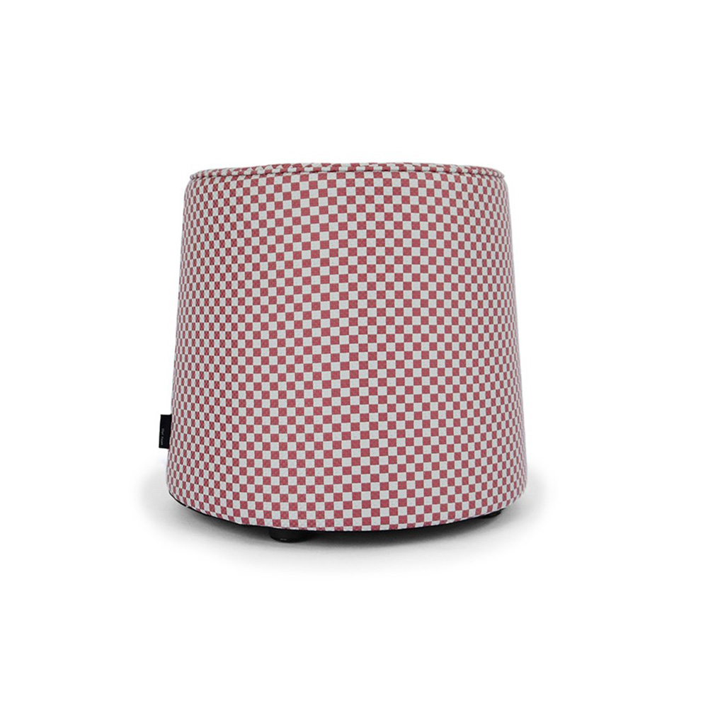 Hocker by Olaf Hajek - New Basket Pouf - Light Red - 44x40 Hocker by Olaf Hajek - New Basket Pouf - Light Red - 44x40
