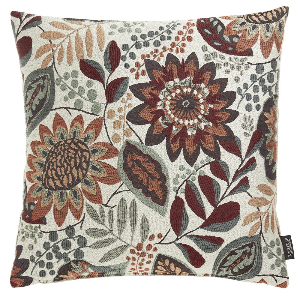 Kissen - Flora - Plum - 50x50