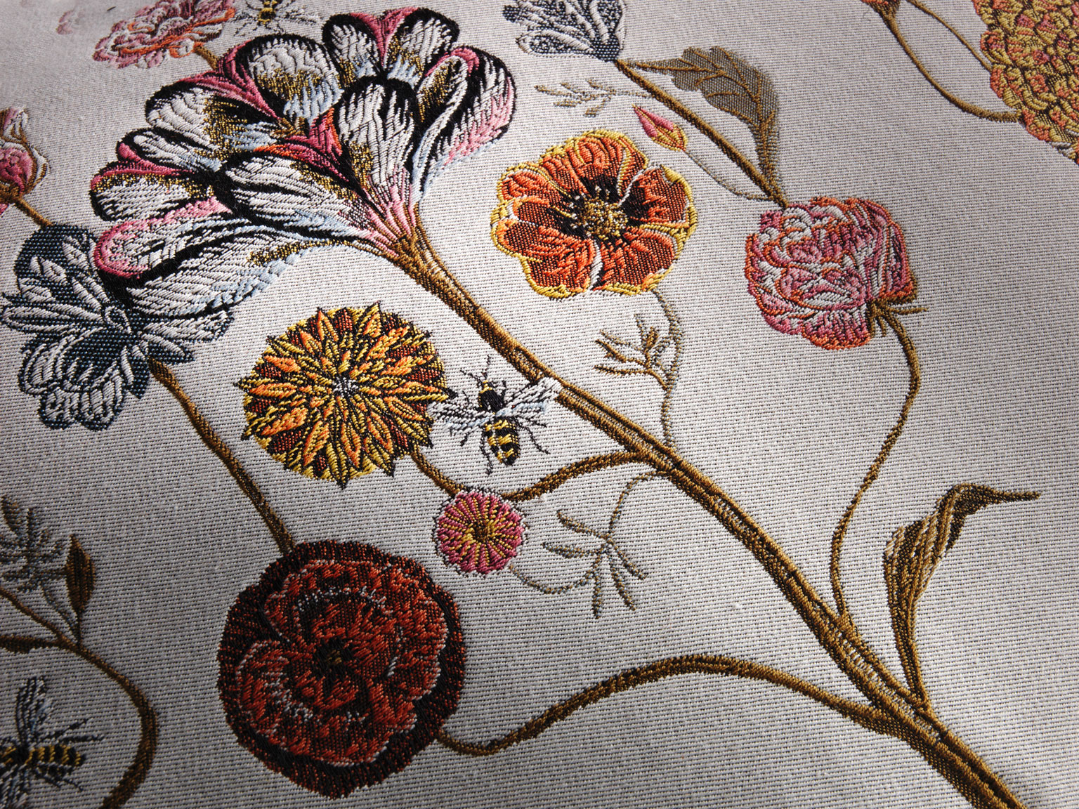 Kissen by Olaf Hajek - Crazy Flowers - Colorful Meadow - 60x40