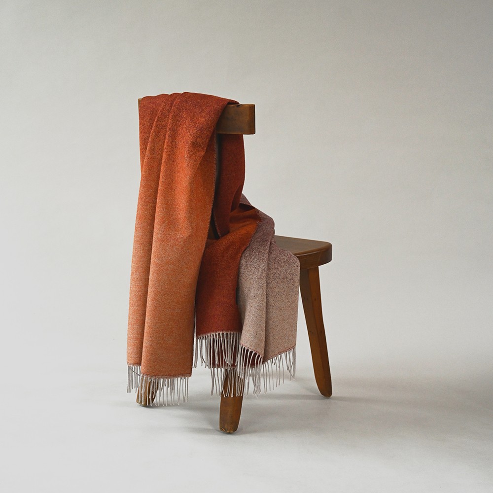 Plaid - Dégradé - Blush - 135x220