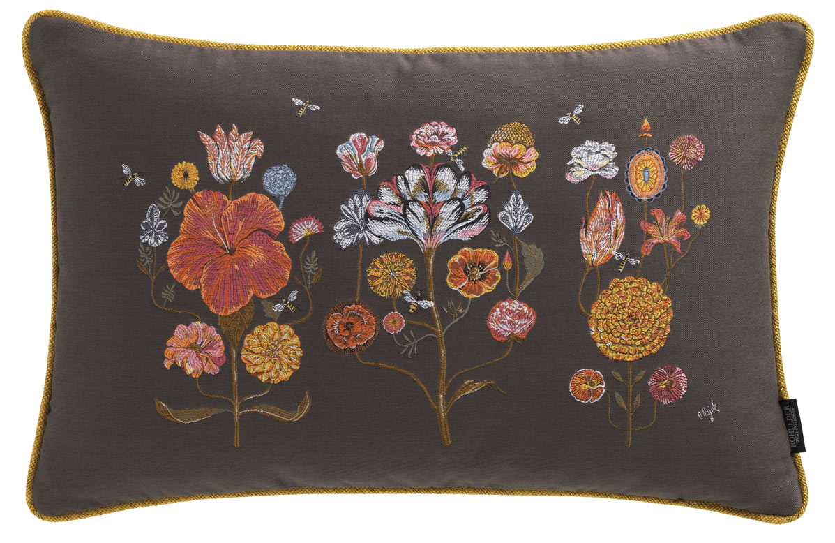 Kissen by Olaf Hajek - Crazy Flowers - Colorful Meadow - 60x40