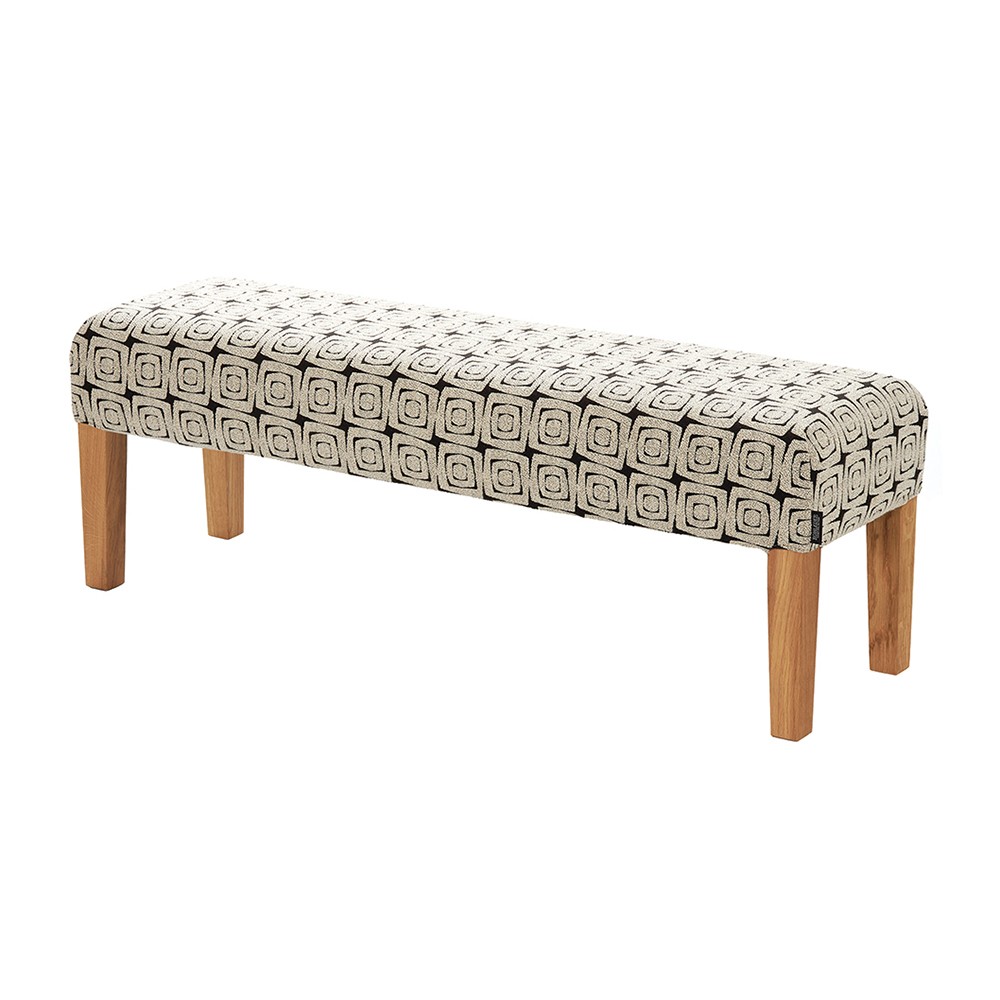 Turtle Bench Light Oak - White Turtle Bench Light Oak - White