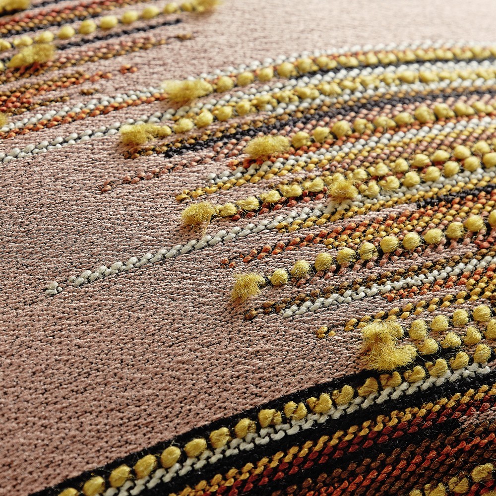 Kissen - Ikat - Blush - 45x45