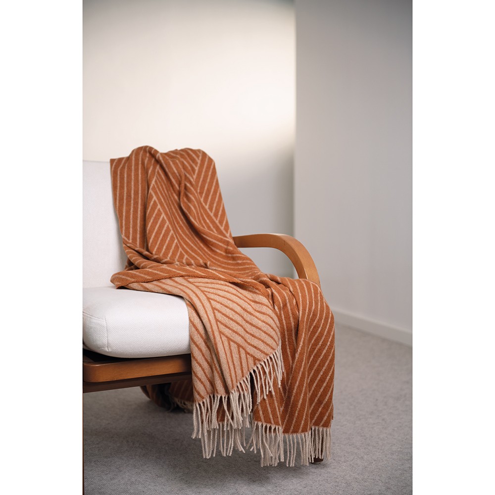 Plaid - Loom - Rust - 158x220 Plaid - Loom - Rust - 158x220