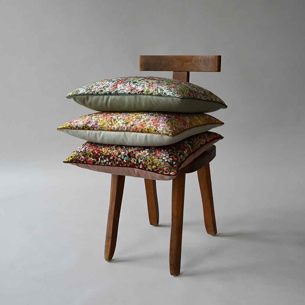 Kissen - Mille Fleurs - Plum - 50x50 Kissen - Mille Fleurs - Plum - 50x50