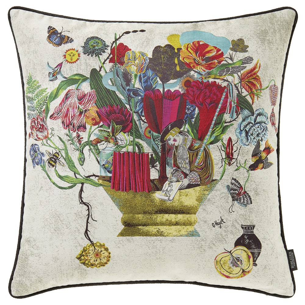 Kissen by Olaf Hajek - Gardener - Colorful - 60x60