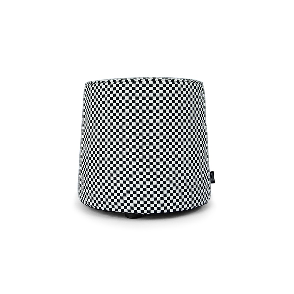 Hocker by Olaf Hajek - New Basket Pouf - Black - 44x40