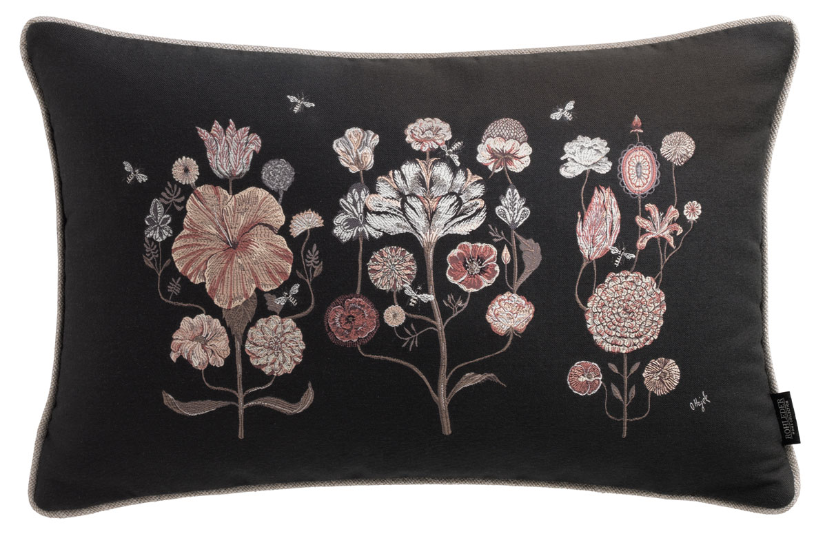 Kissen by Olaf Hajek - Crazy Flowers