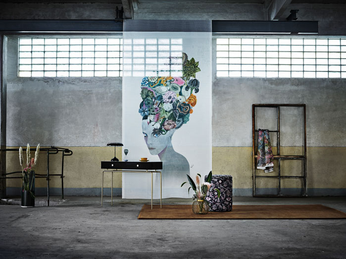 Hocker by Olaf Hajek - Delightful Garden Pouf - Full Moon - 43x54 Hocker by Olaf Hajek - Delightful Garden Pouf - Full Moon - 43x54