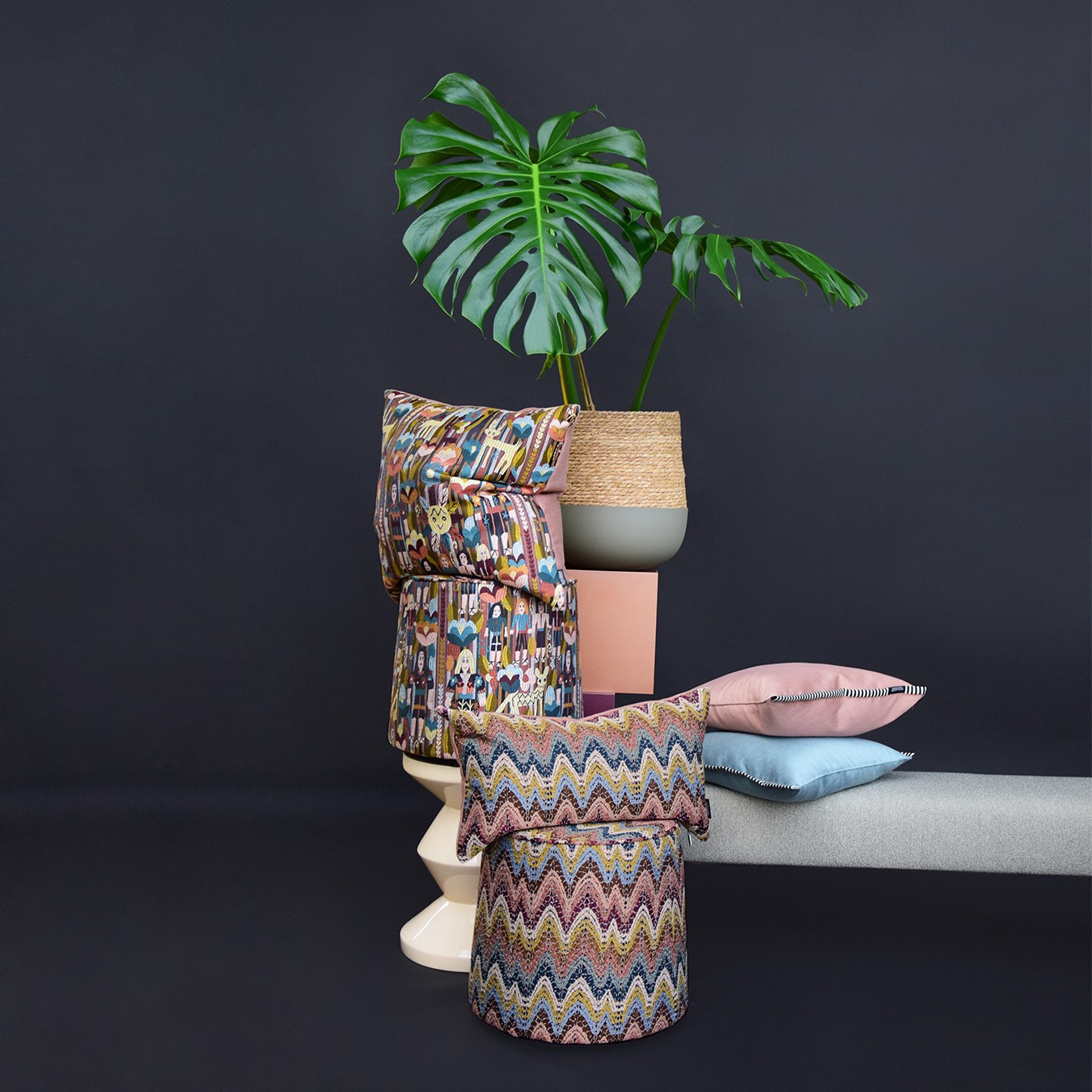 Kissen - Ola - Pastel - 60x35 Kissen - Ola - Pastel - 60x35