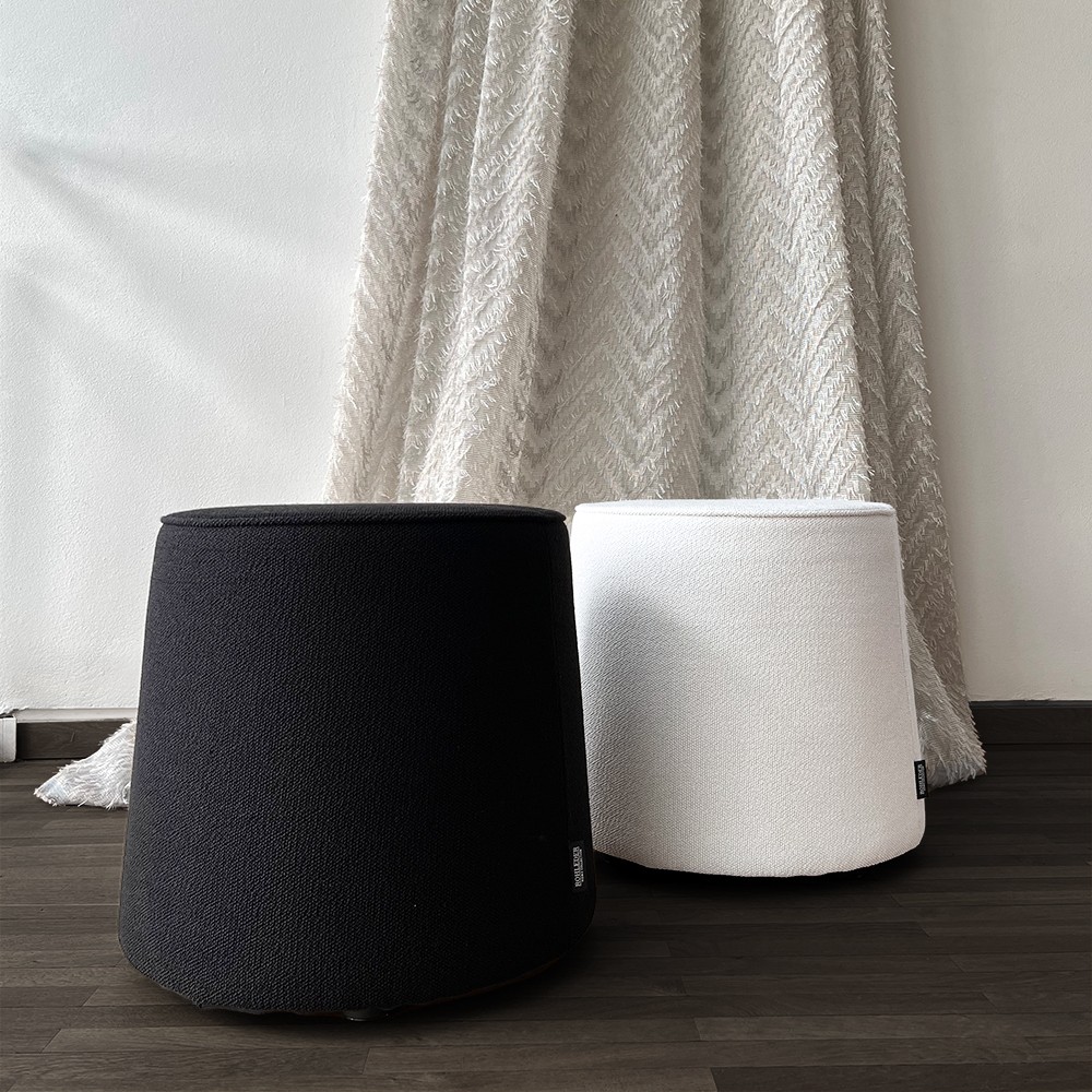 Hocker - Ocean Pouf - Ebony - 44x40