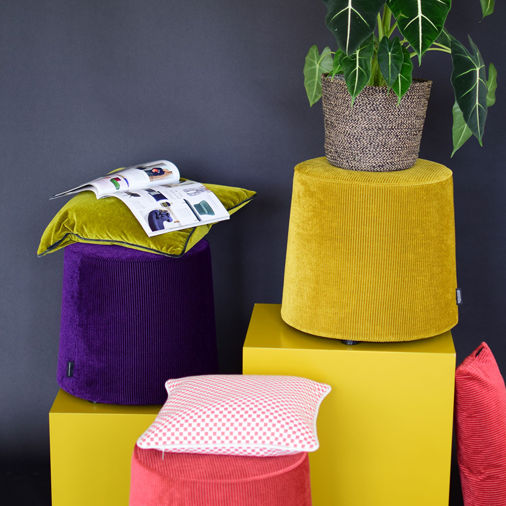 Hocker - Lounge Pouf - Lava - 44x40