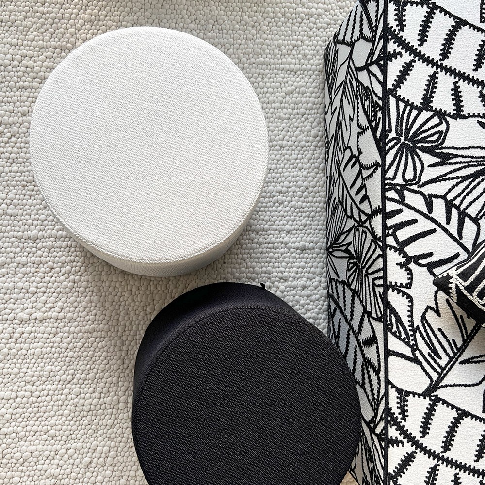 Hocker - Ocean Pouf - Ebony - 44x40