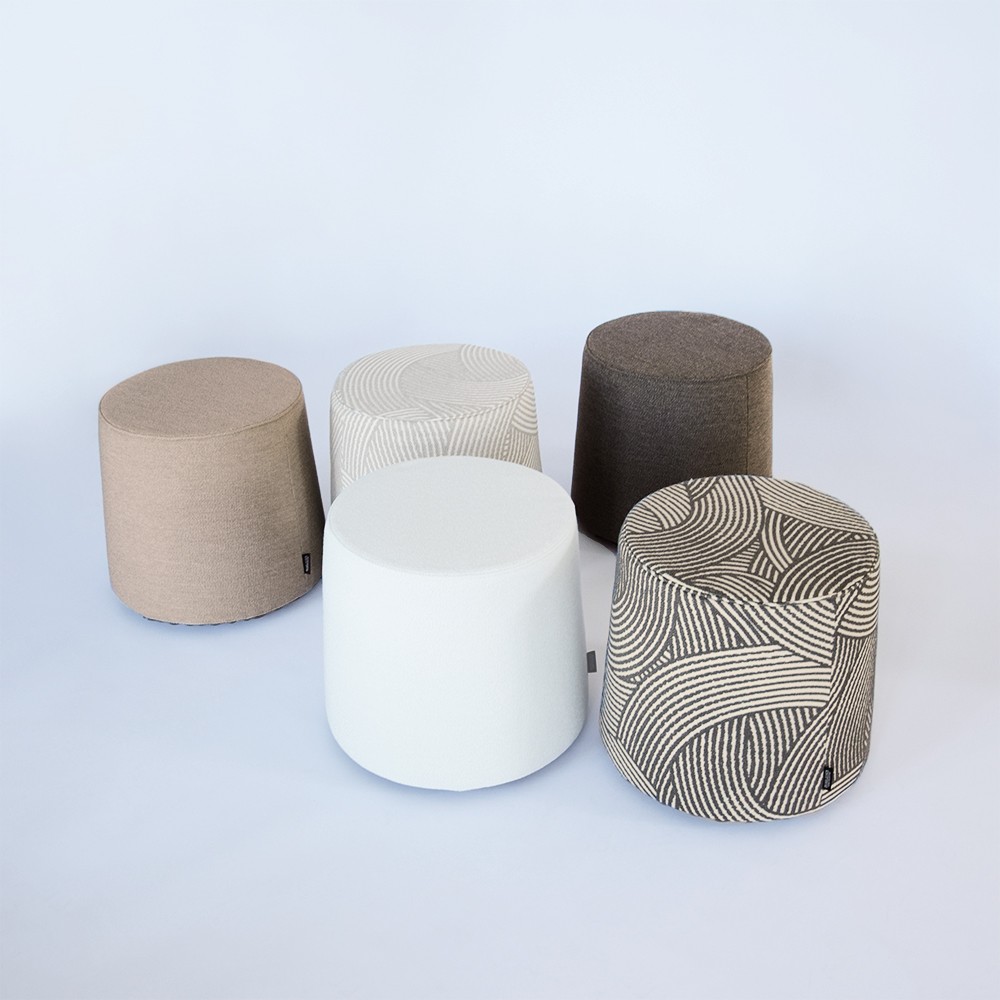 Hocker - Ocean Pouf - Egg - 44x40 Hocker - Ocean Pouf - Egg - 44x40