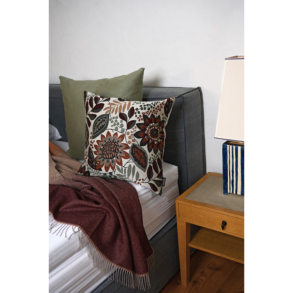 Kissen - Flora - Plum - 50x50 Kissen - Flora - Plum - 50x50