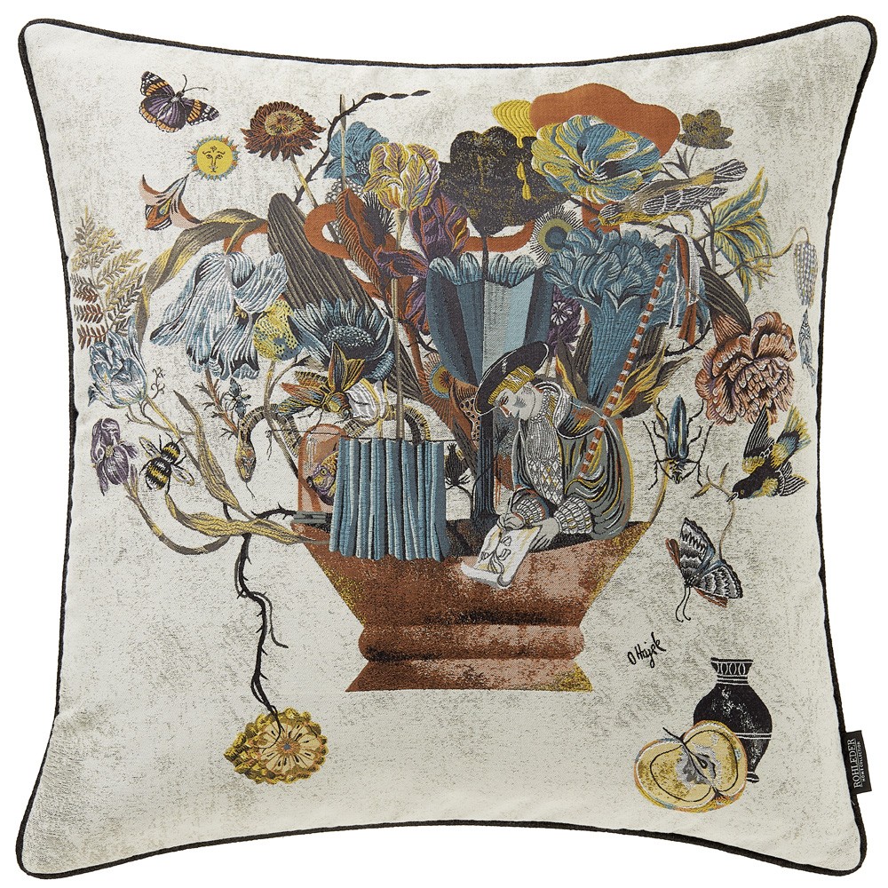 Kissen by Olaf Hajek - Gardener - Colorful - 60x60