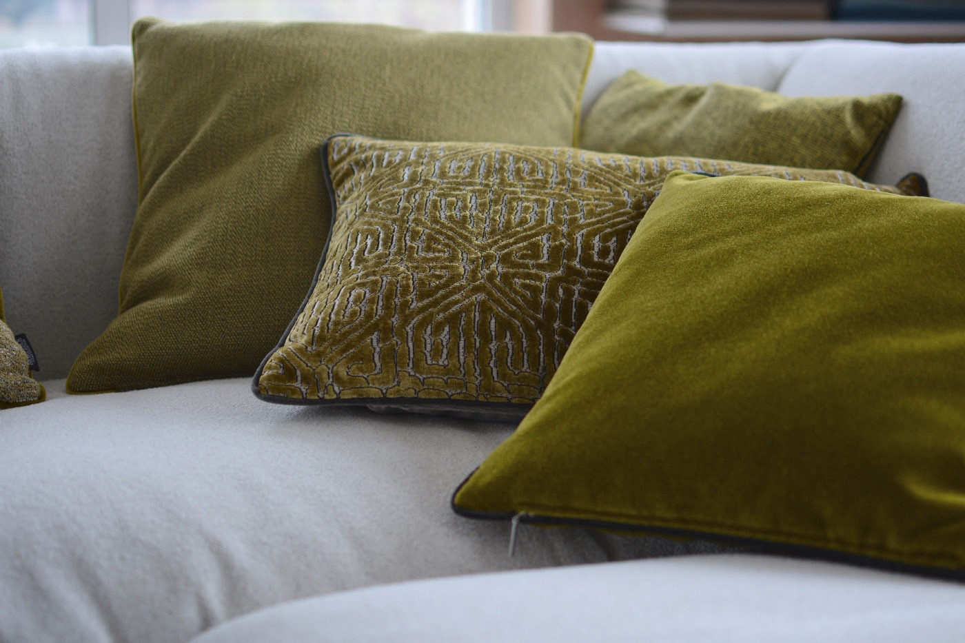 Kissen - Maze - Salmon - 60x40