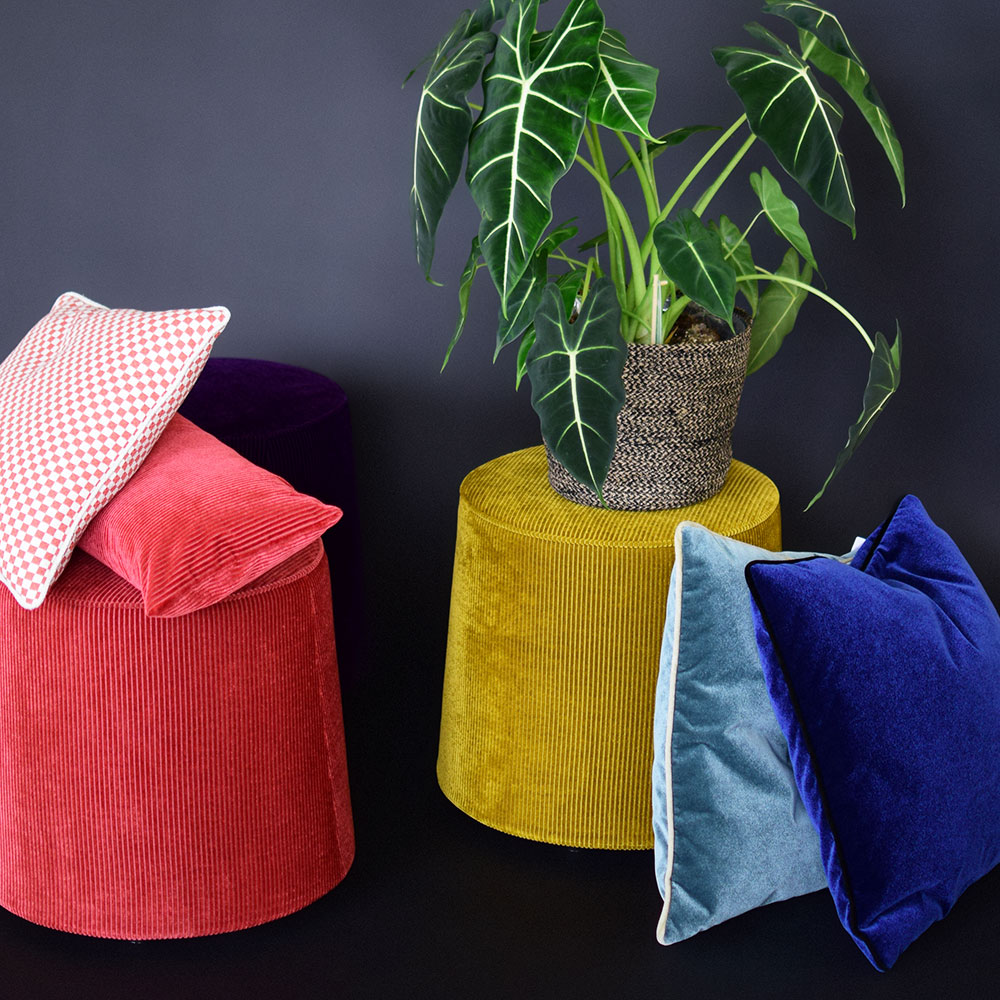 Hocker - Lounge Pouf - Lava - 44x40