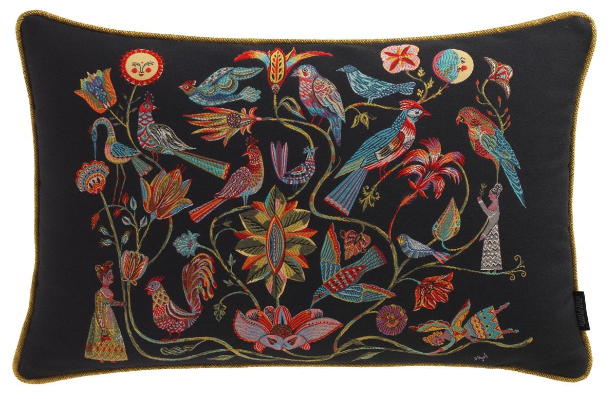 Kissen by Olaf Hajek - Delightful Garden Kissen by Olaf Hajek - Delightful Garden